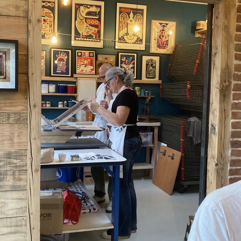 Découvertre de la Sérigraphie Artisanale